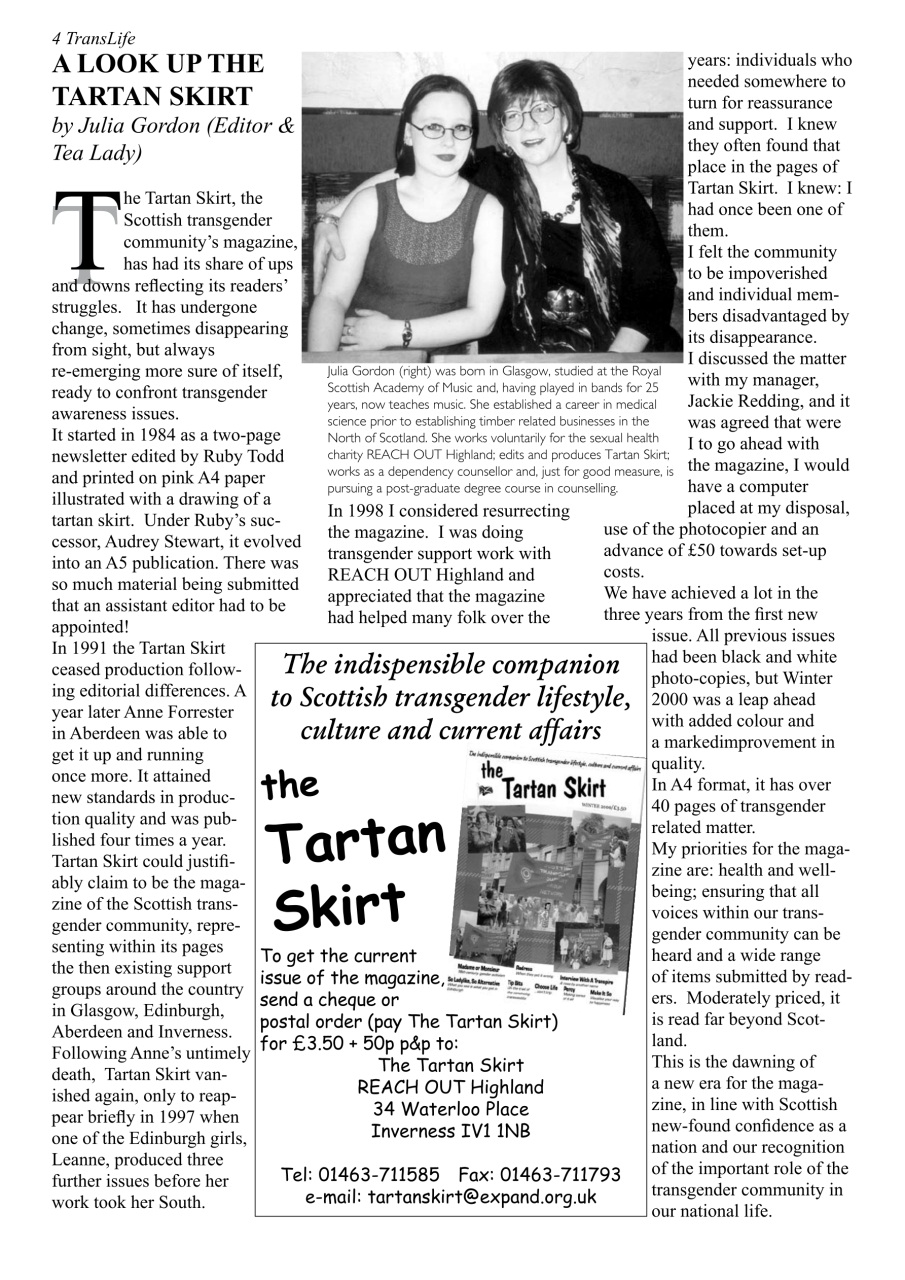 Transliving Magazine Preview Pages