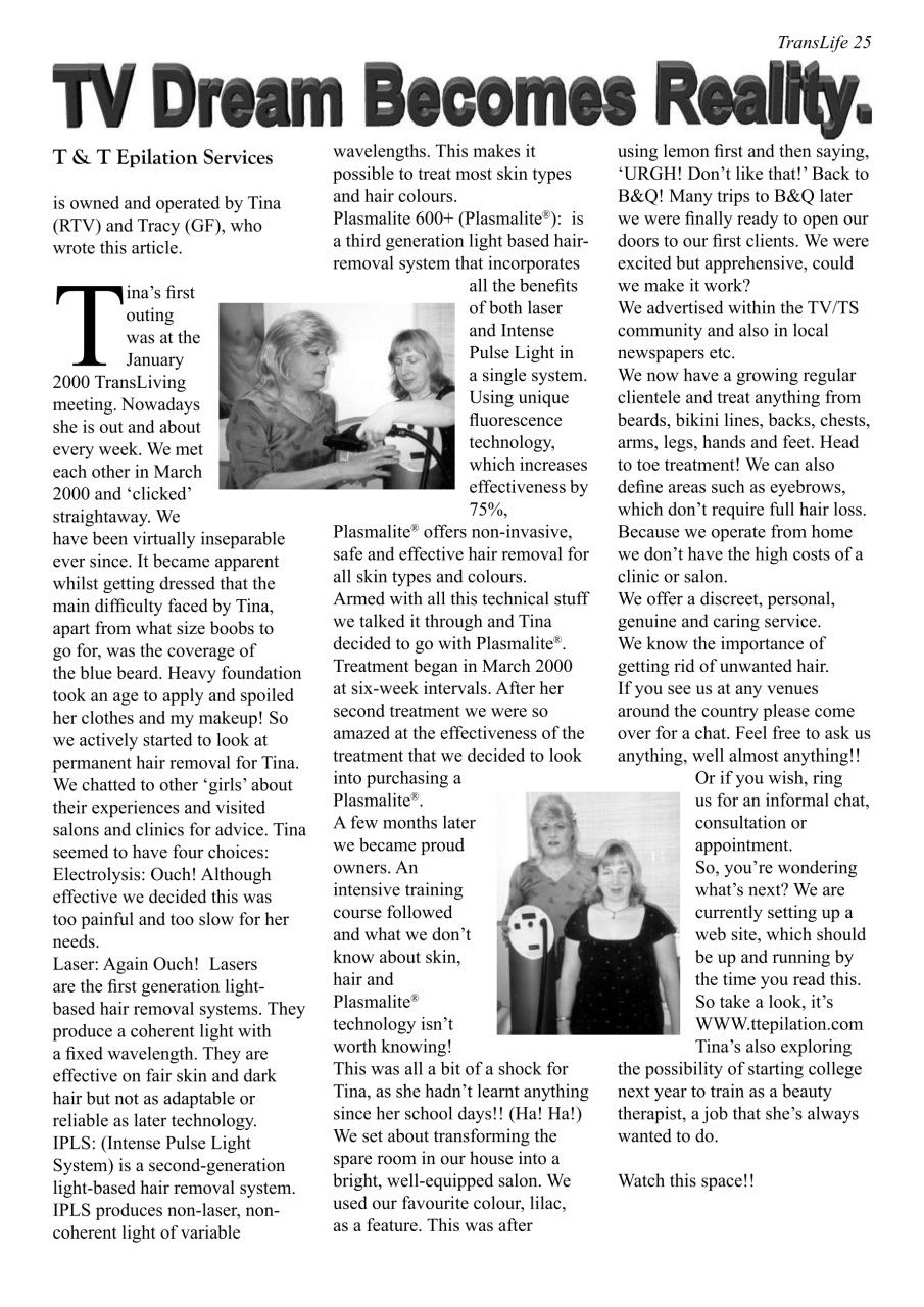 Transliving Magazine Preview Pages