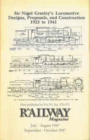 Heritage Railway issue Sir Nigel Gresley's Locomotive Designs
