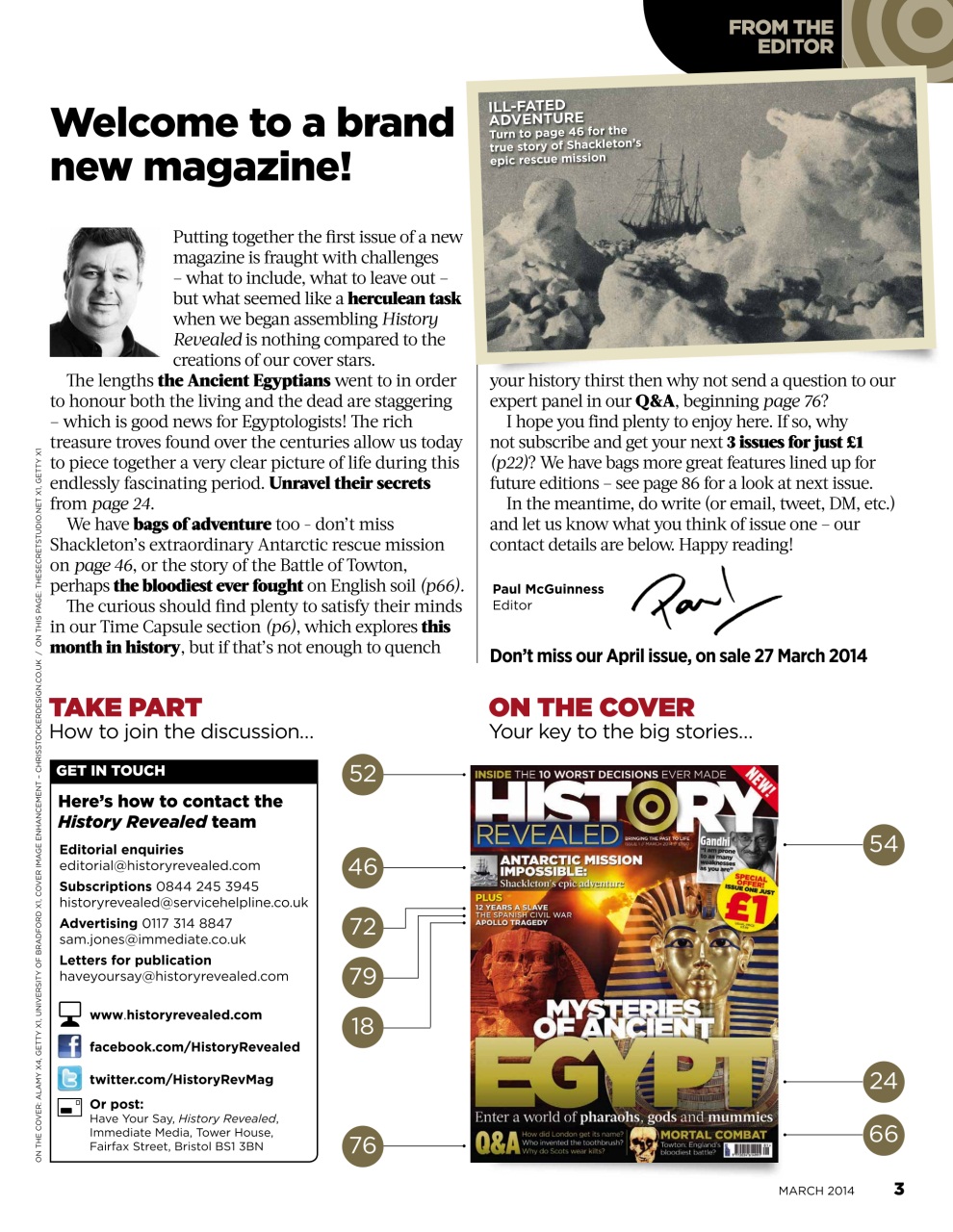 BBC History Revealed Magazine Preview Pages