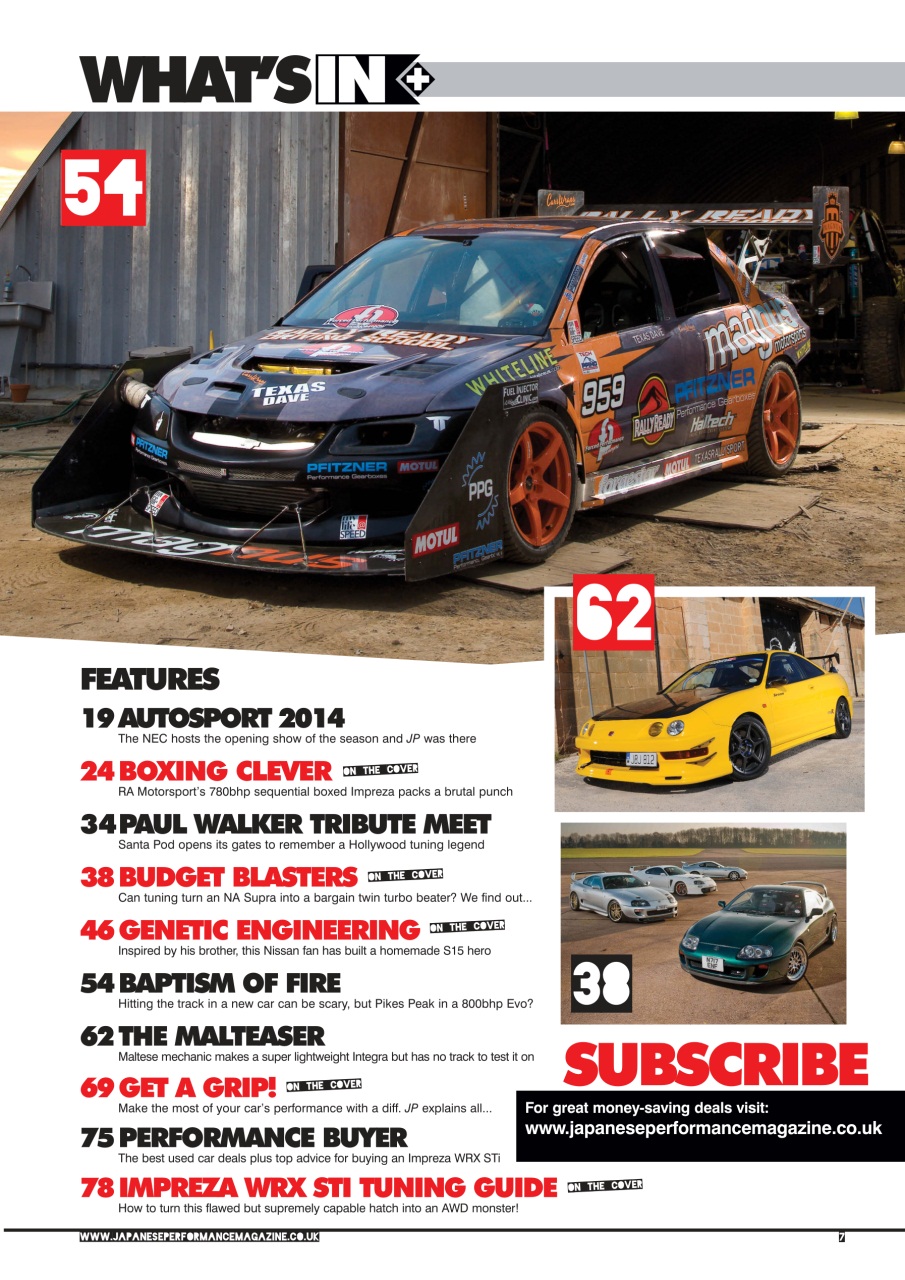 Japanese Performance Preview Pages