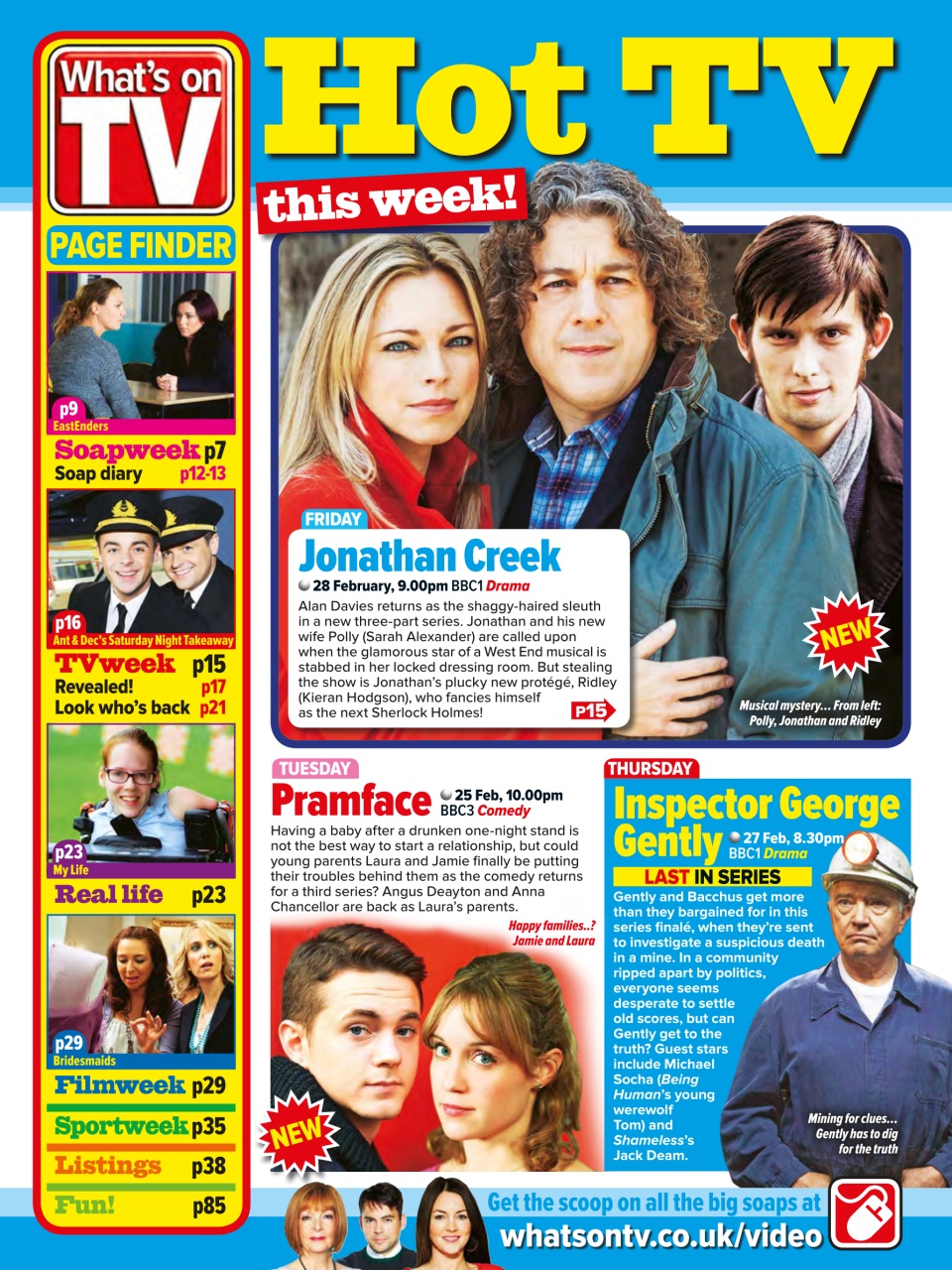 What's on TV Preview Pages