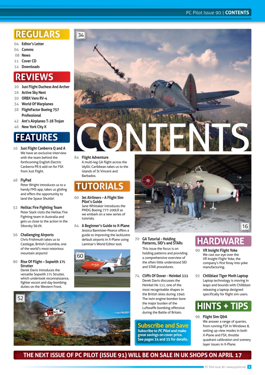 PC Pilot Preview Pages