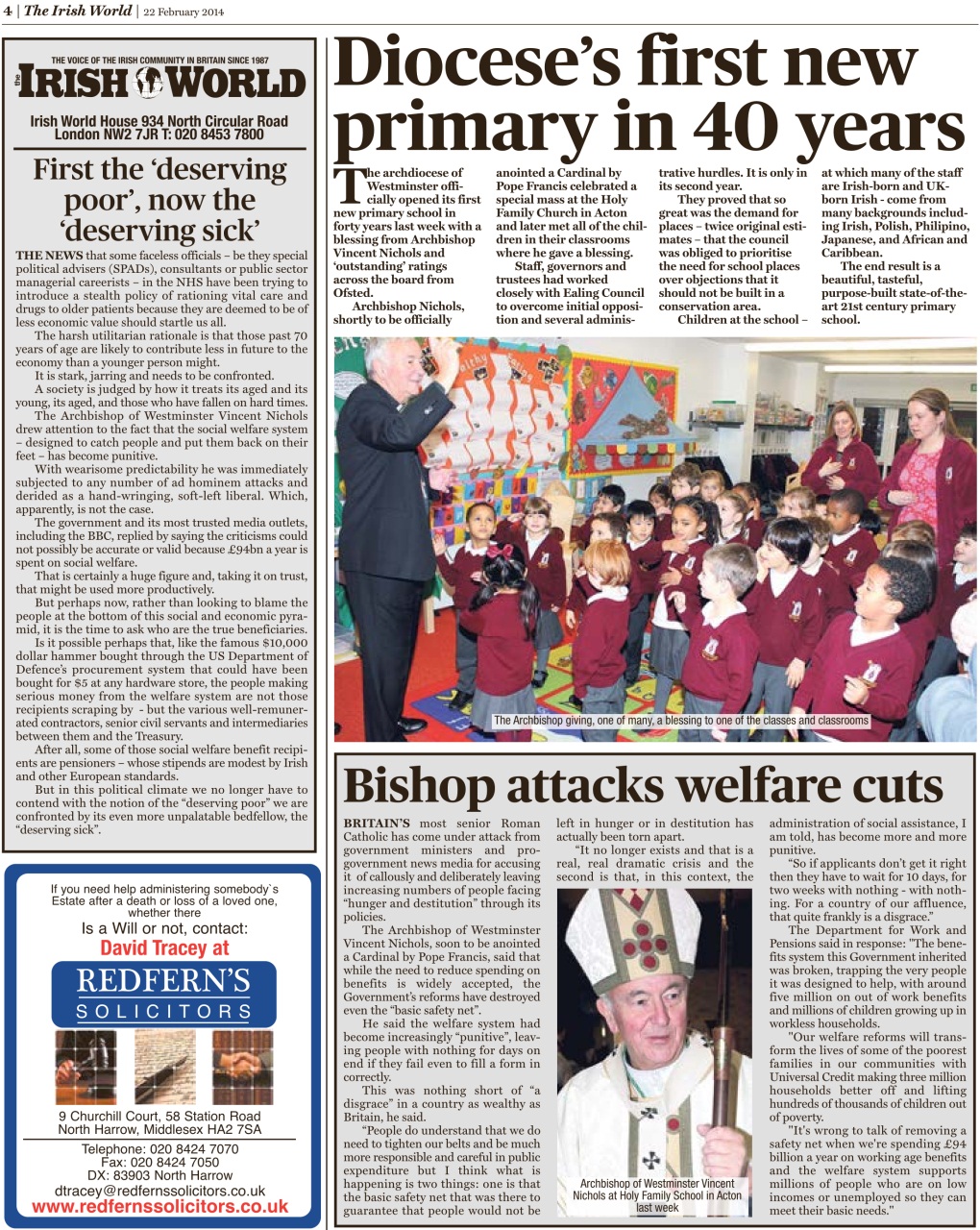 Irish World Preview Pages