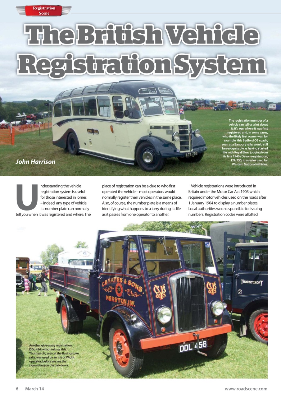 Vintage Roadscene Preview Pages