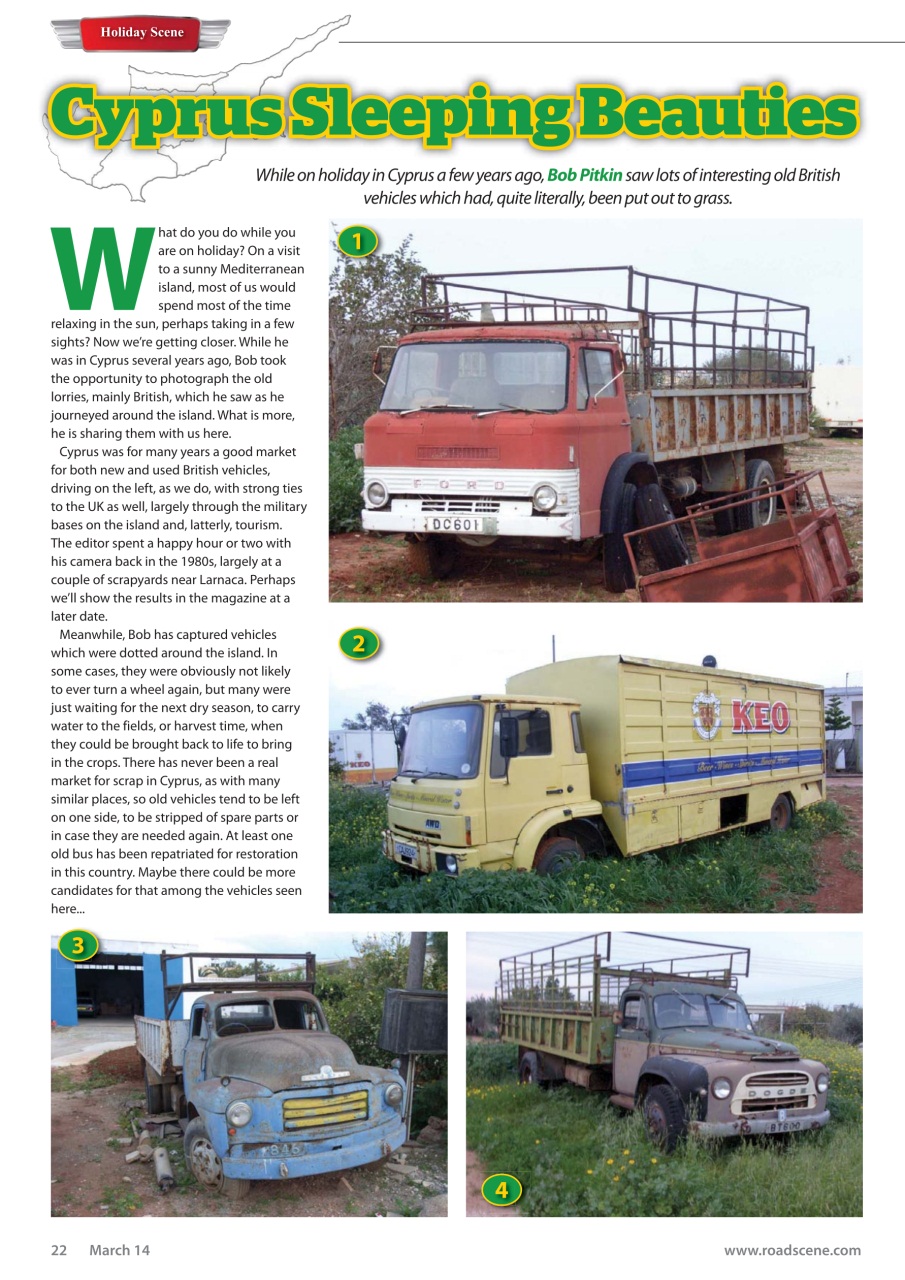 Vintage Roadscene Preview Pages