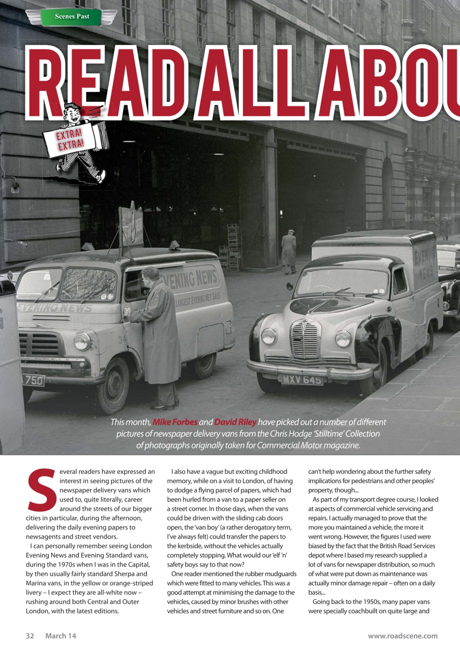 Vintage Roadscene Preview Pages