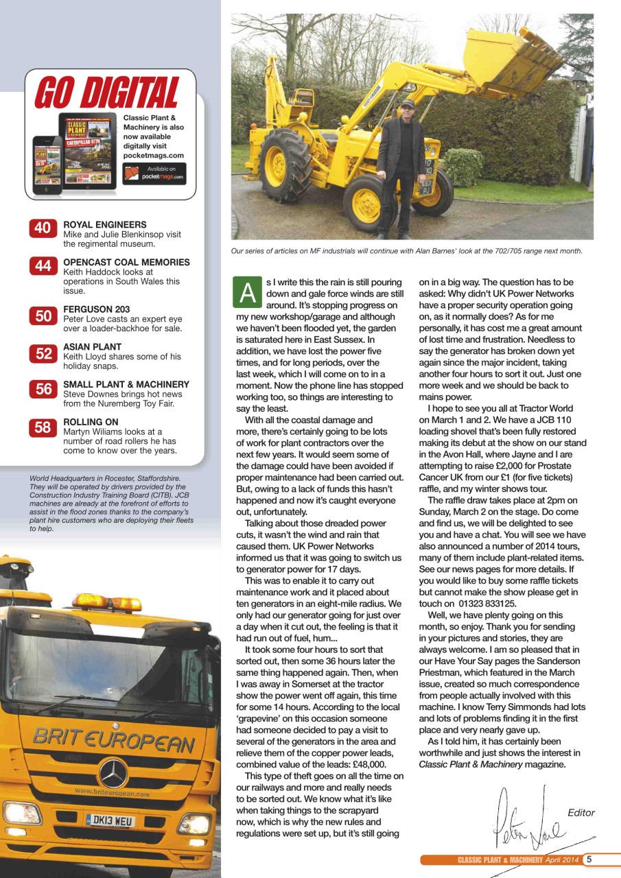 Classic Plant & Machinery Preview Pages