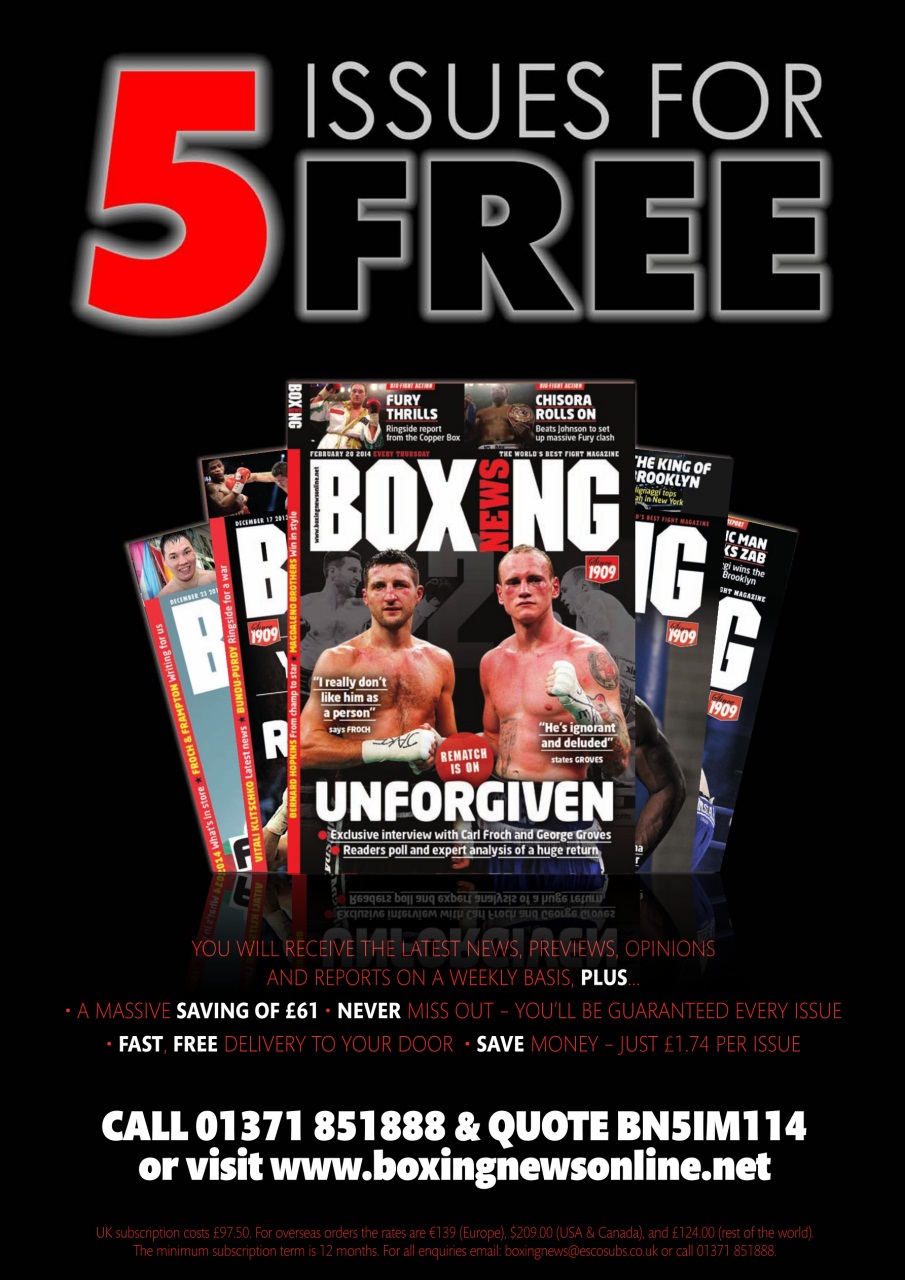 Boxing News Preview Pages