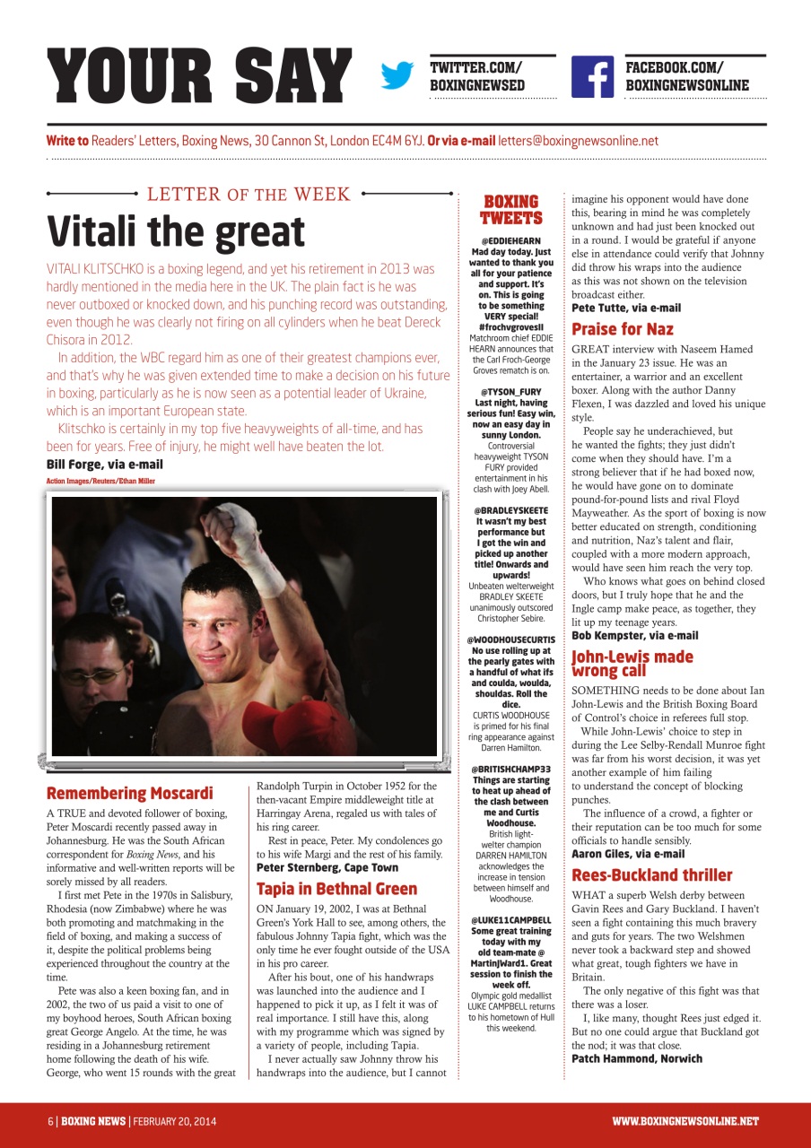 Boxing News Preview Pages