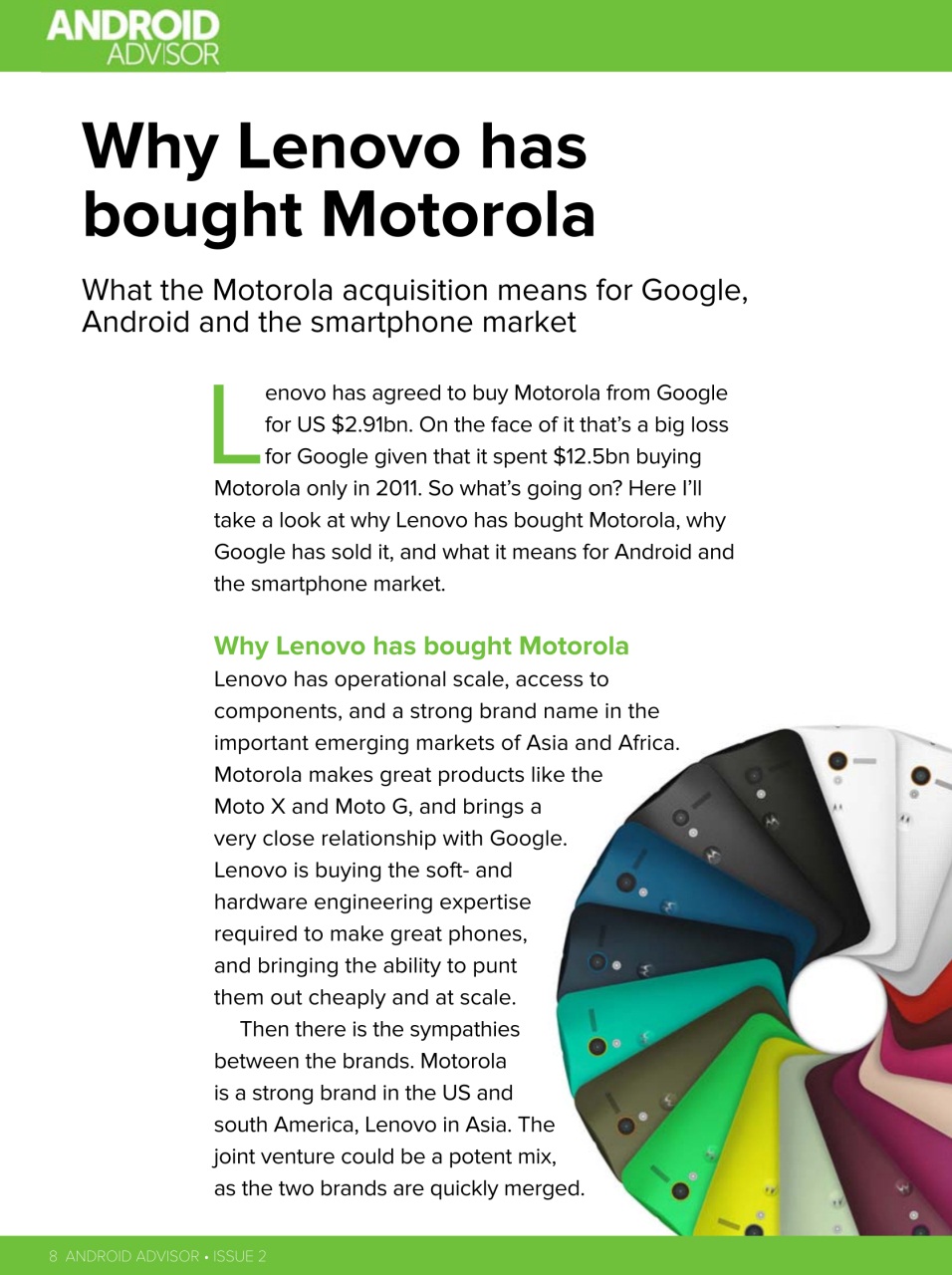 Android Advisor Preview Pages