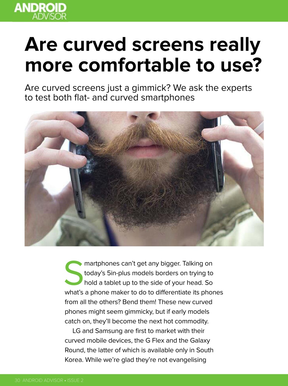 Android Advisor Preview Pages