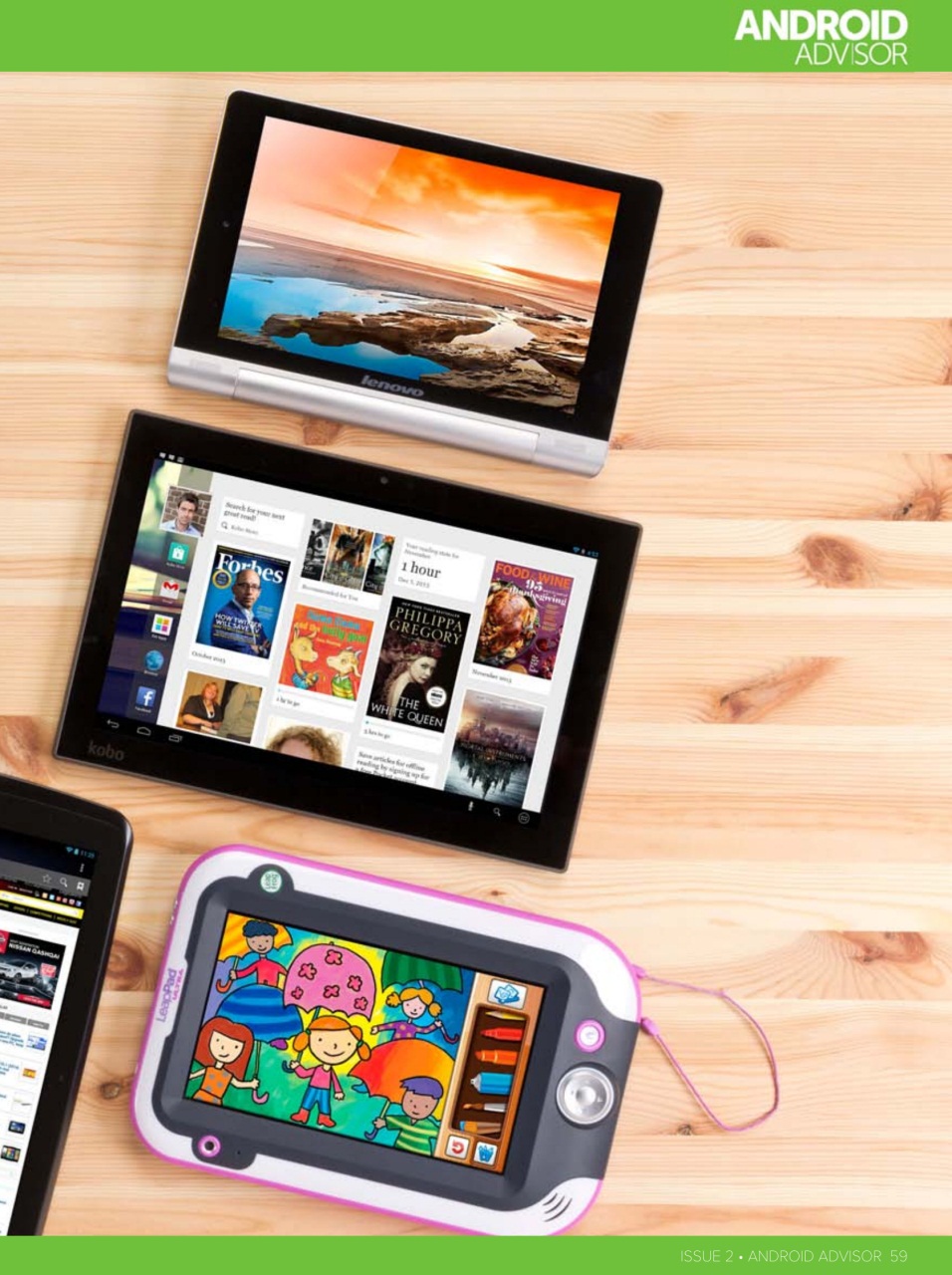 Android Advisor Preview Pages