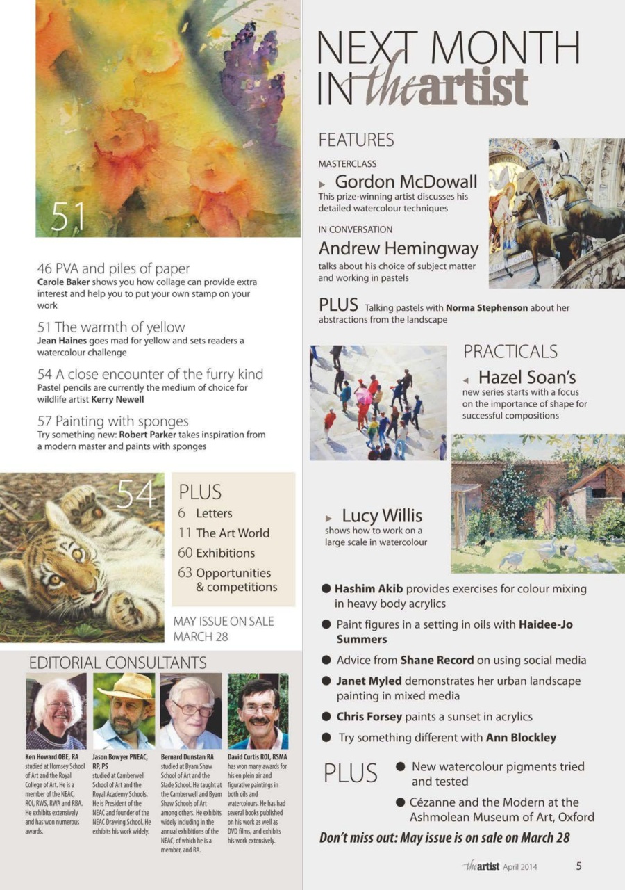 The Artist Preview Pages