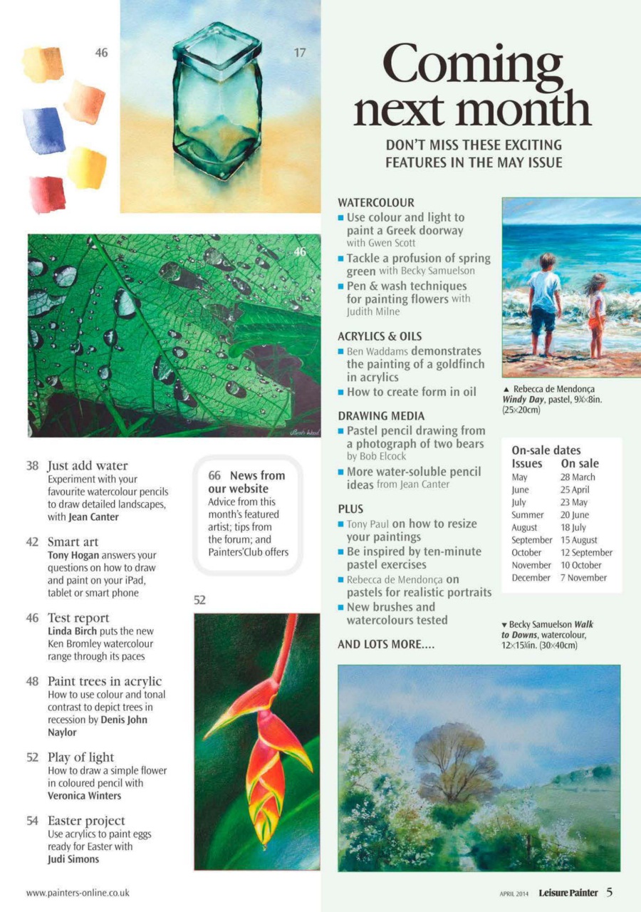 Leisure Painter & The Artist Preview Pages