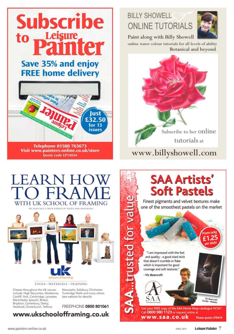 Leisure Painter & The Artist Preview Pages