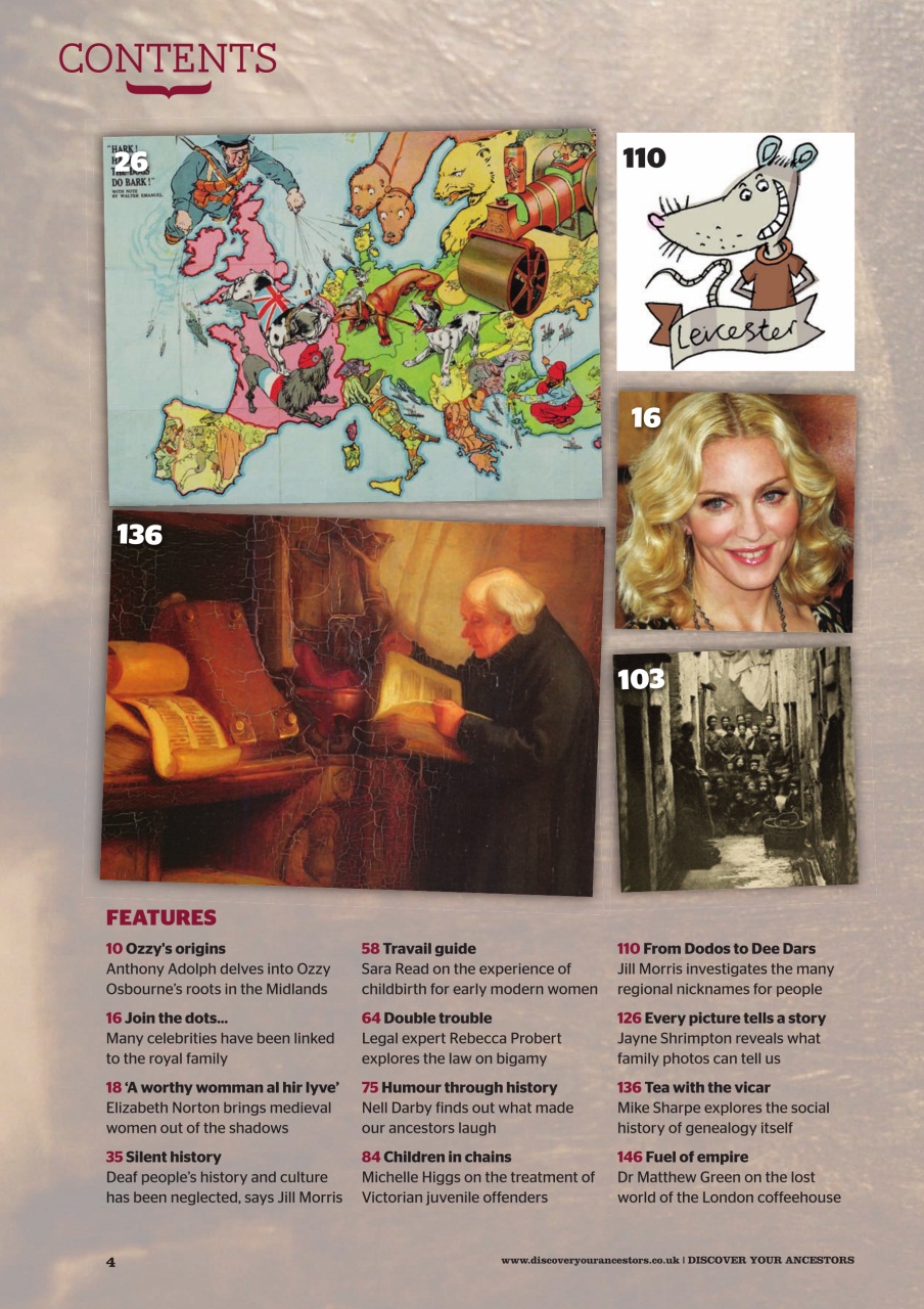 Discover Your Ancestors Preview Pages