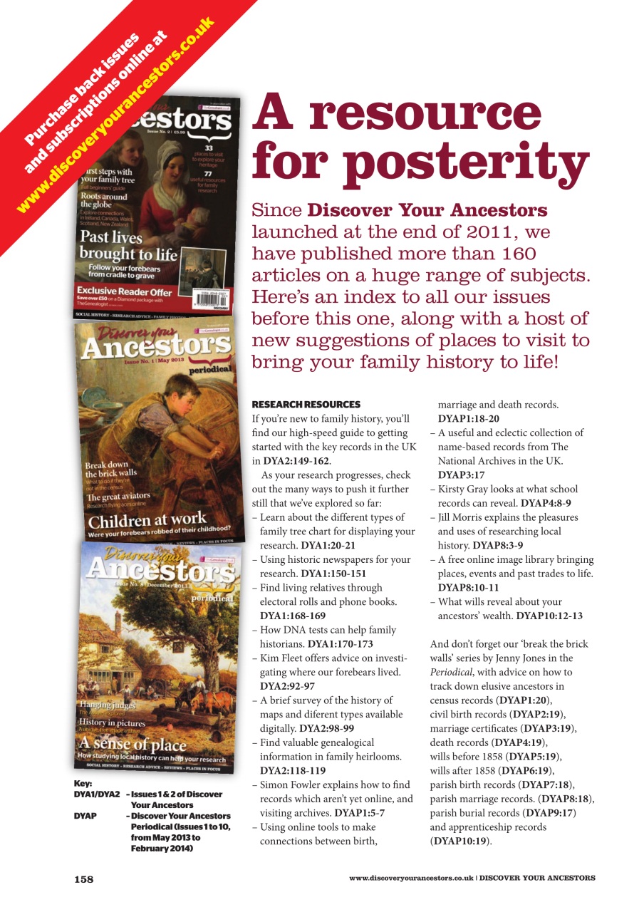 Discover Your Ancestors Preview Pages