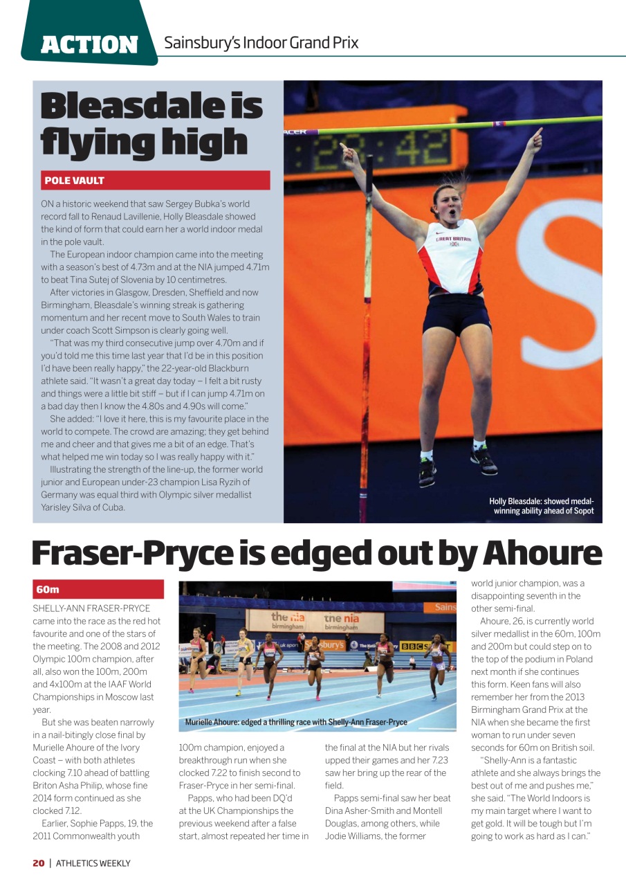 AW – Athletics Weekly Magazine Preview Pages