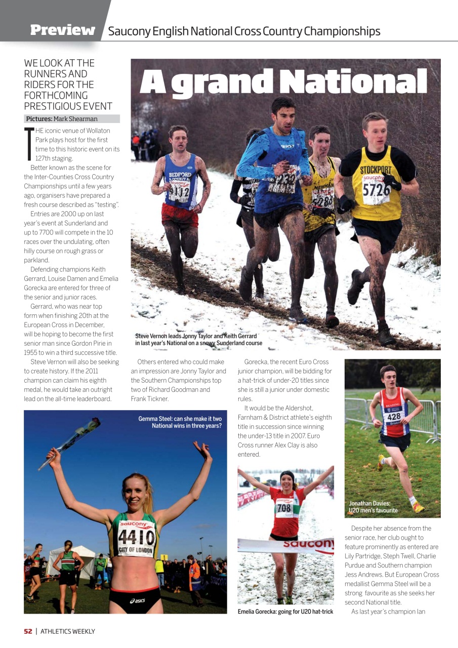 AW – Athletics Weekly Magazine Preview Pages