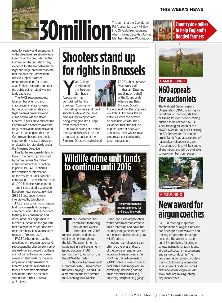 Shooting Times & Country Preview Pages
