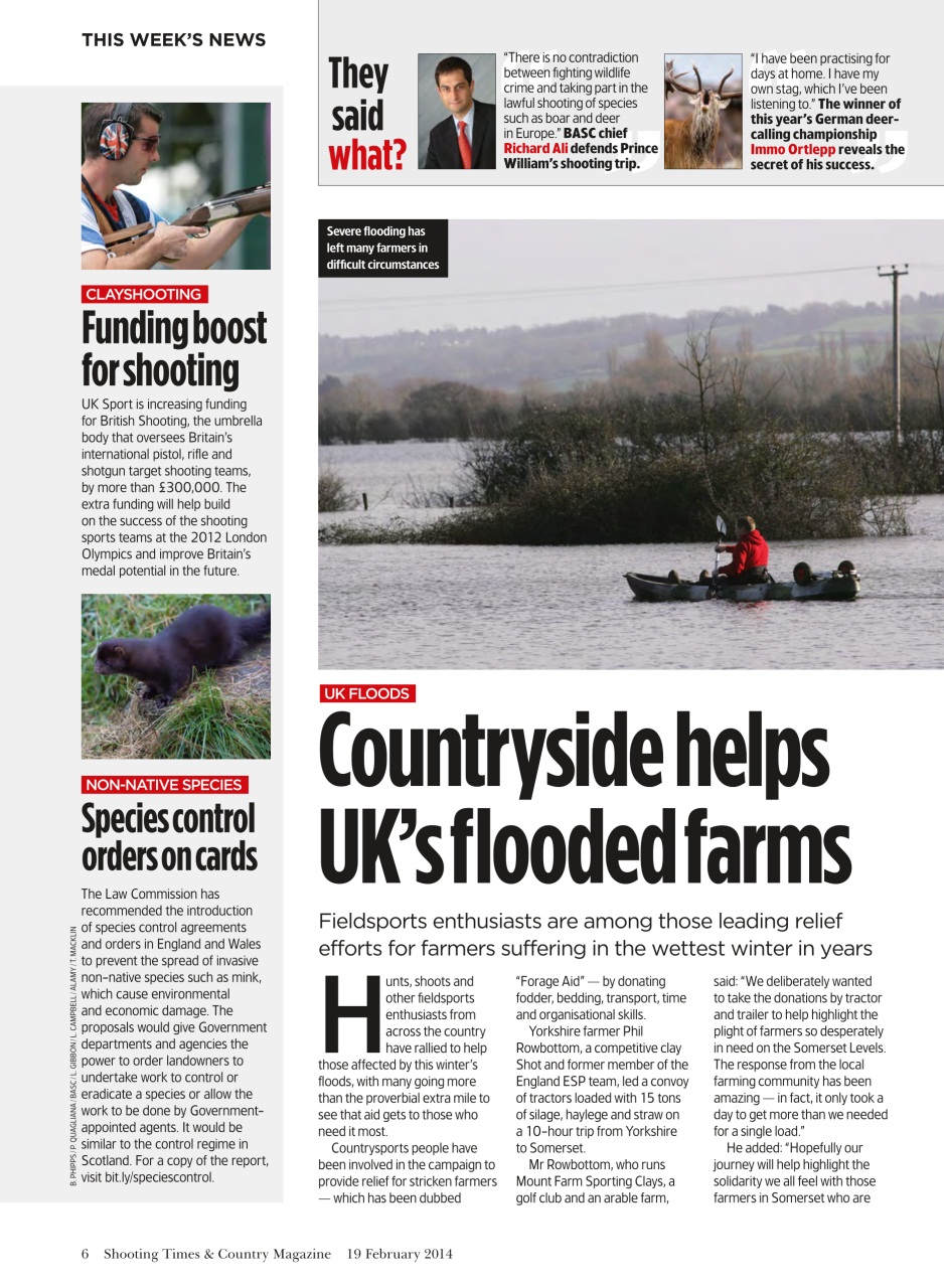 Shooting Times & Country Preview Pages