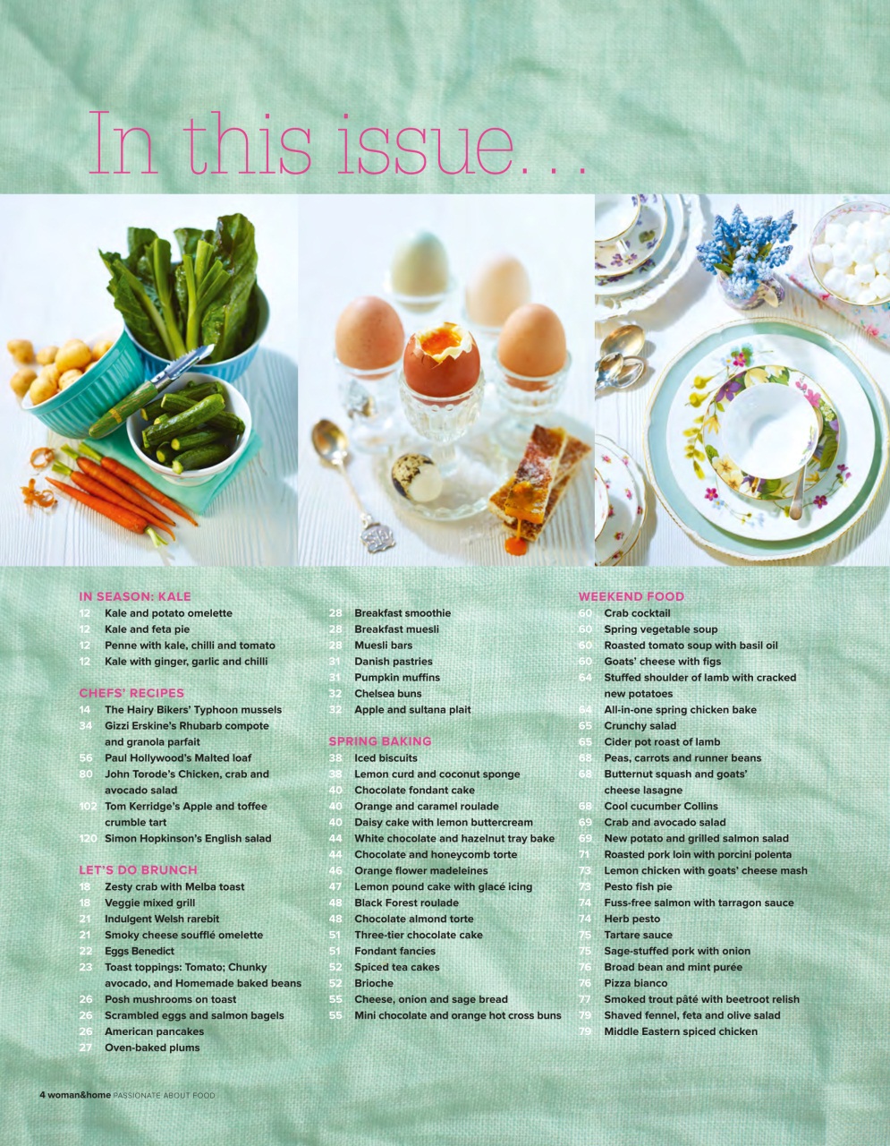 Woman & Home Feel Good Food Preview Pages