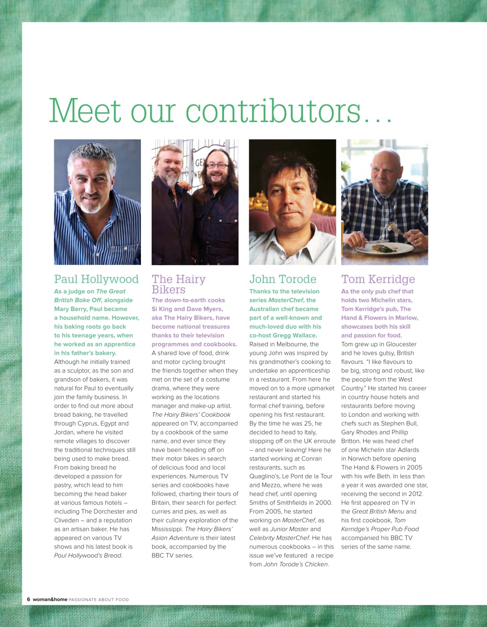 Woman & Home Feel Good Food Preview Pages