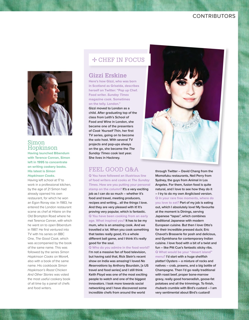 Woman & Home Feel Good Food Preview Pages