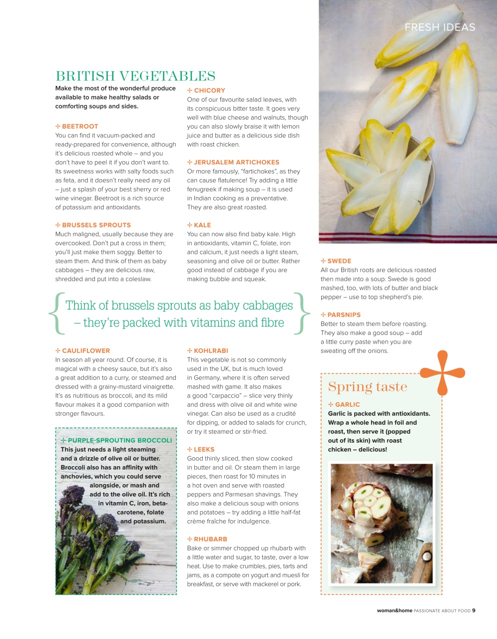 Woman & Home Feel Good Food Preview Pages