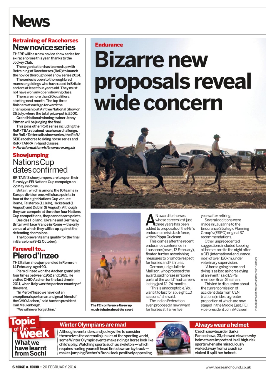 Horse & Hound Preview Pages
