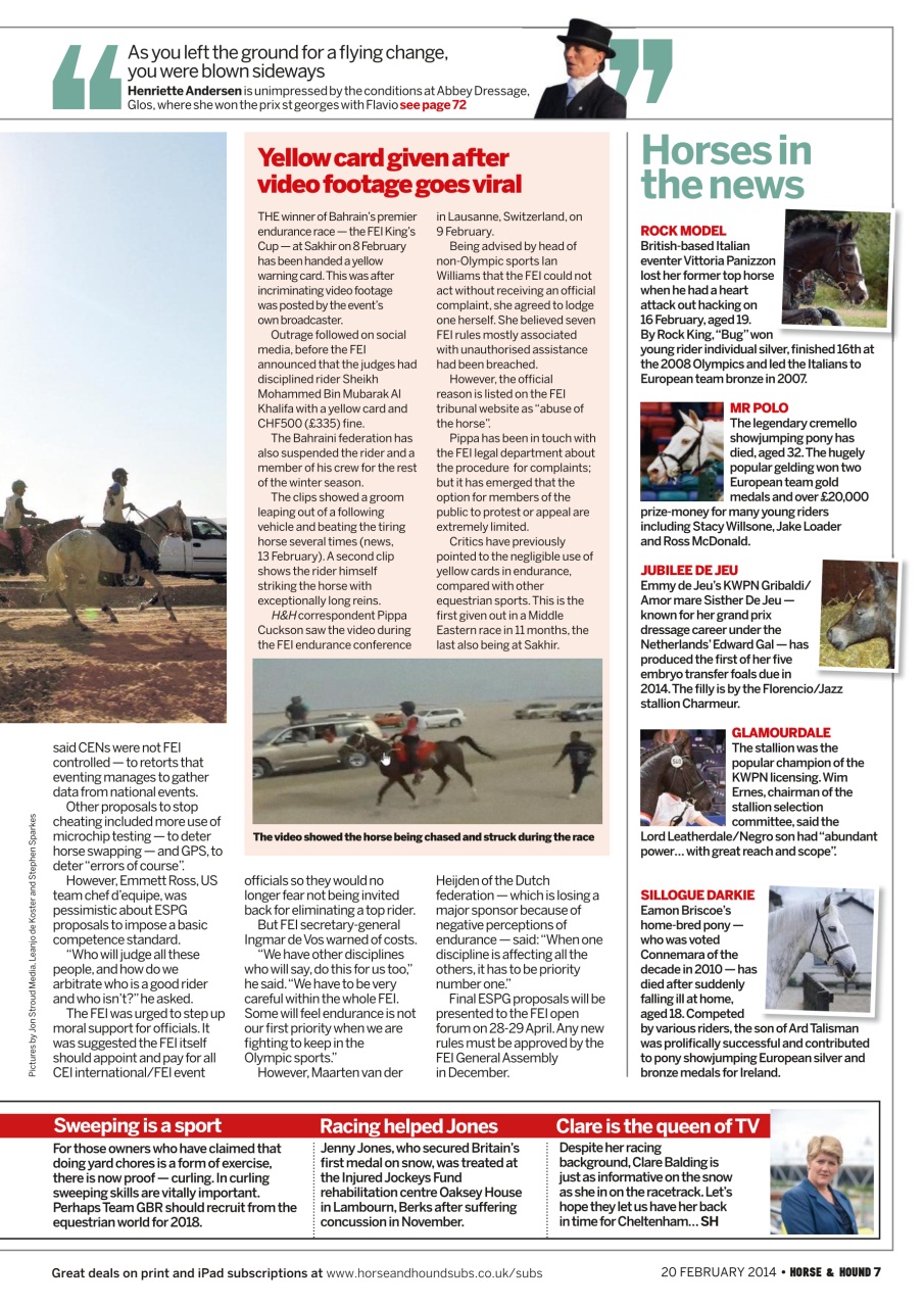 Horse & Hound Preview Pages