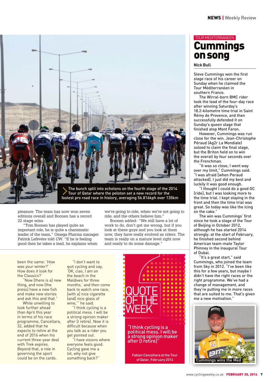 Cycling Weekly Preview Pages