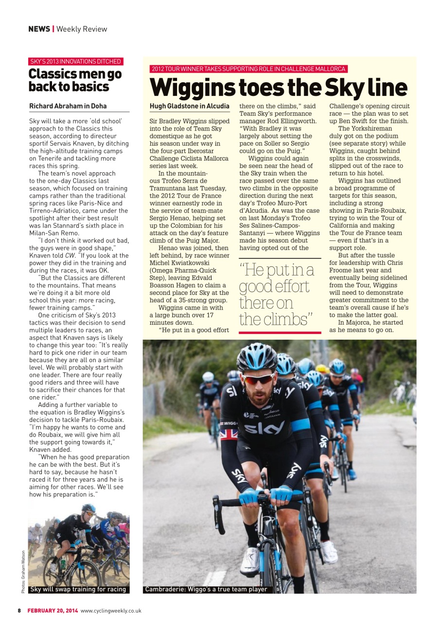 Cycling Weekly Preview Pages