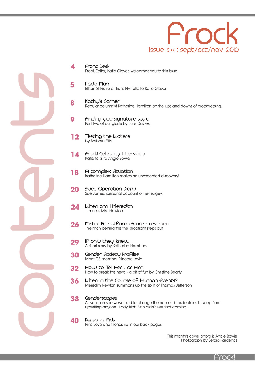 Frock Magazine Preview Pages