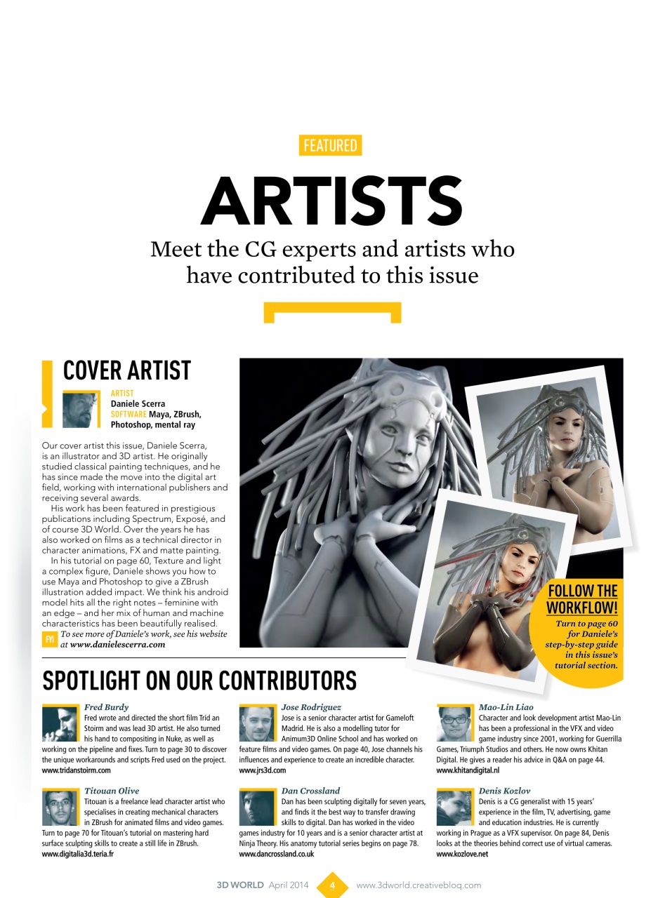 3D World Preview Pages