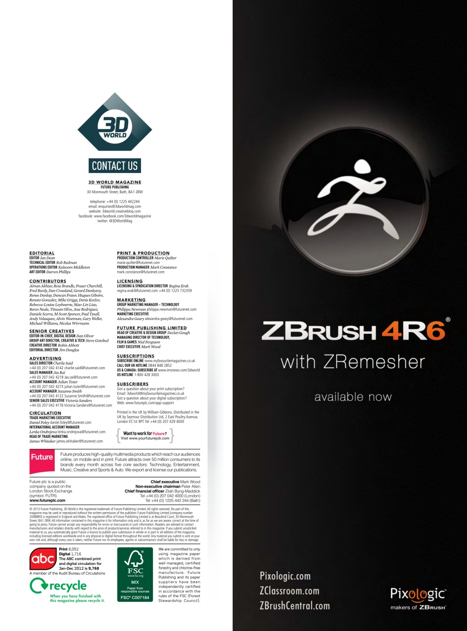 3D World Preview Pages