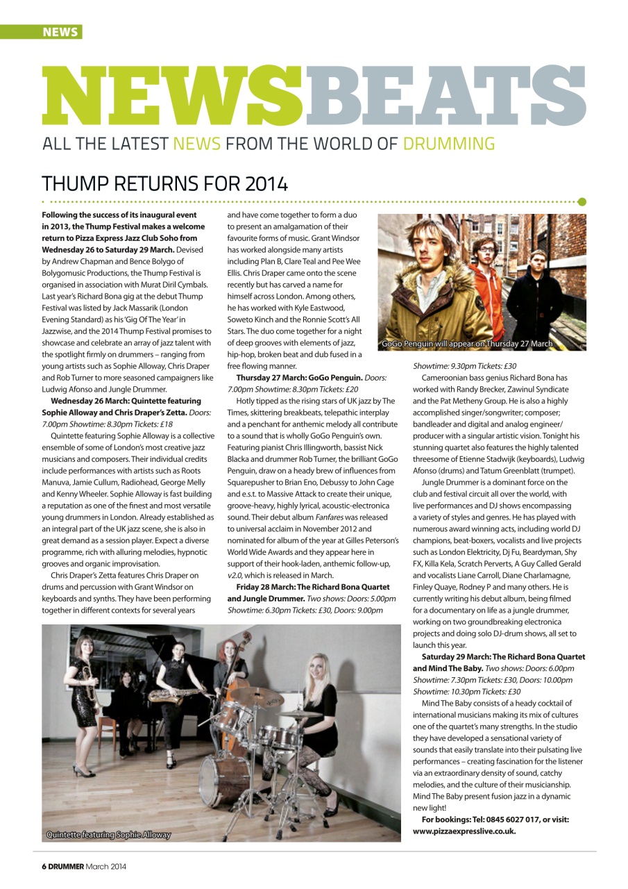 iDrum magazine: Never miss a beat Preview Pages