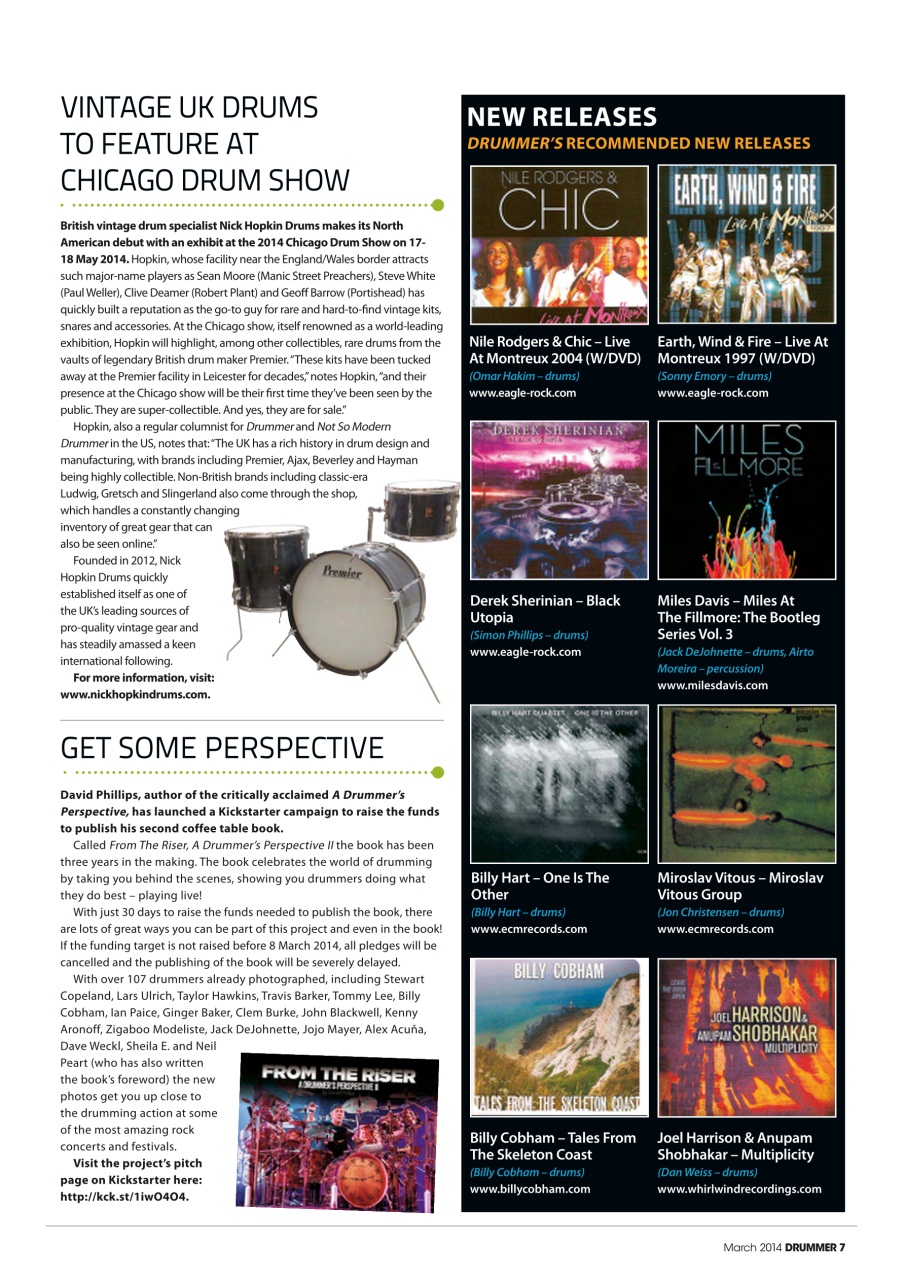 iDrum magazine: Never miss a beat Preview Pages