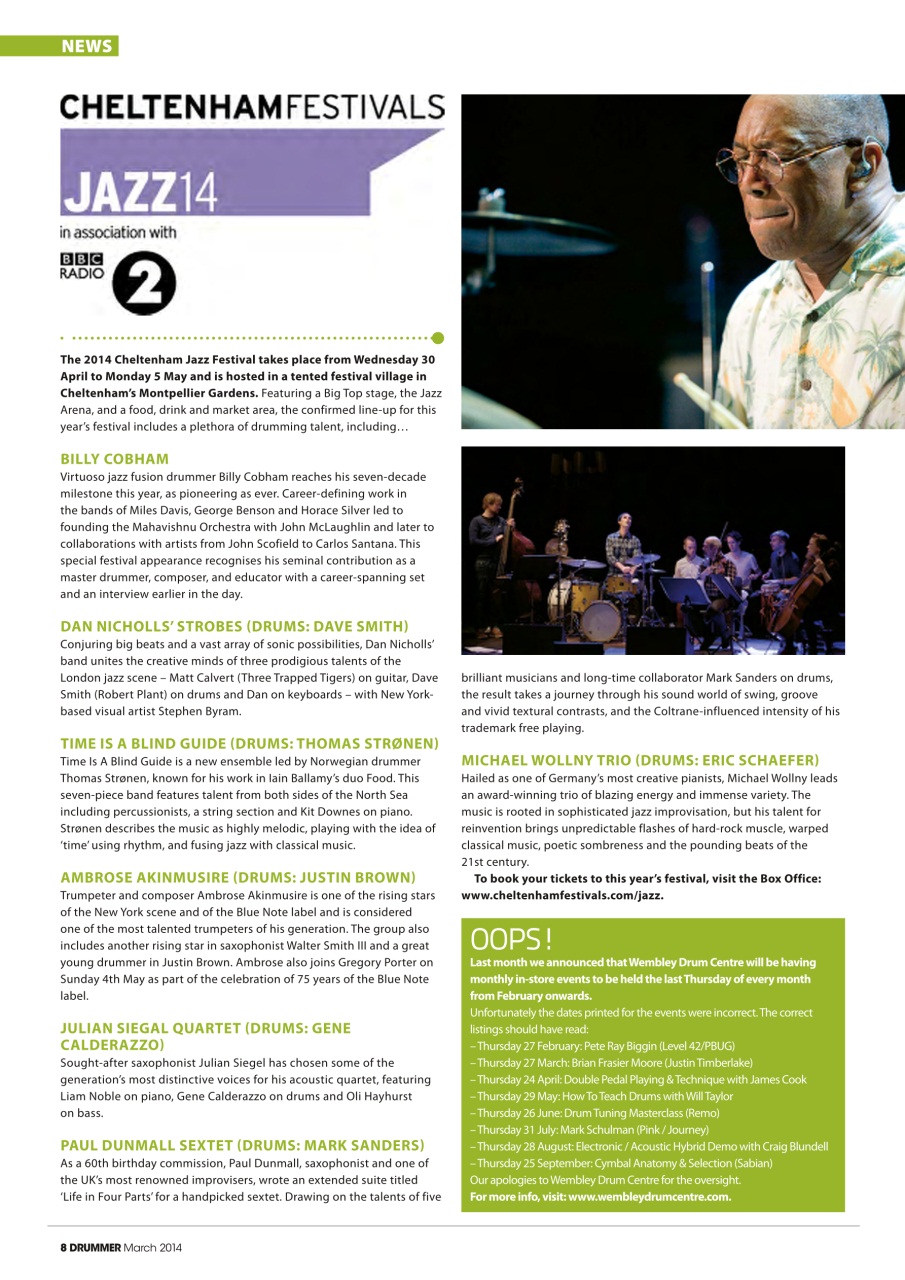 iDrum magazine: Never miss a beat Preview Pages