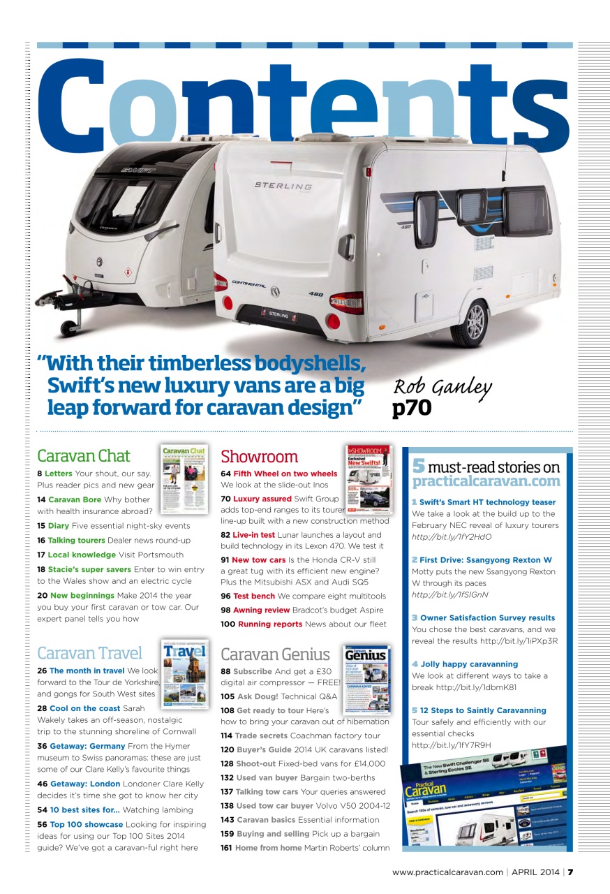 Practical Caravan Preview Pages