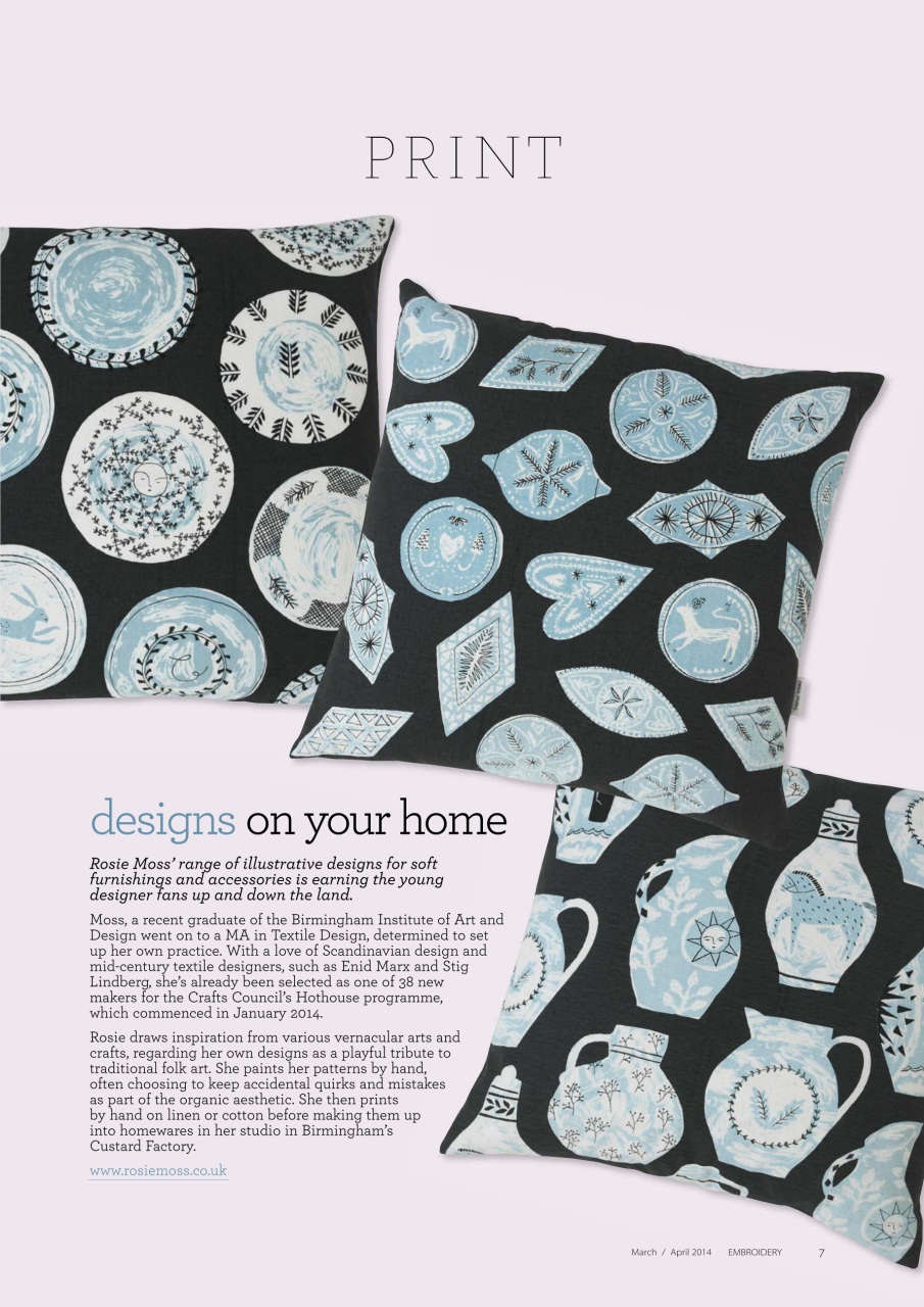 Embroidery Magazine Preview Pages