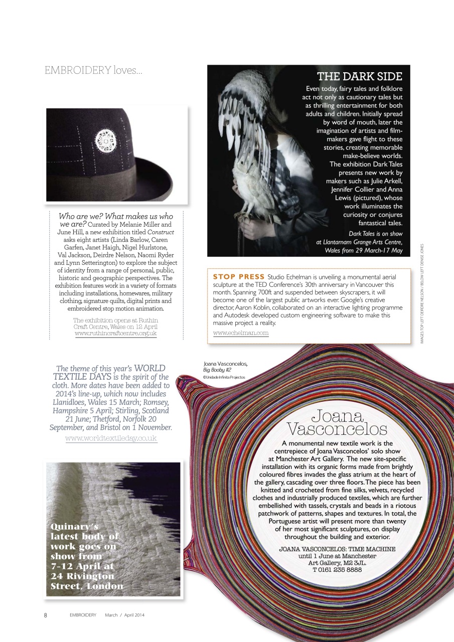 Embroidery Magazine Preview Pages