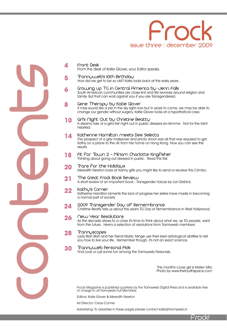 Frock Magazine Preview Pages