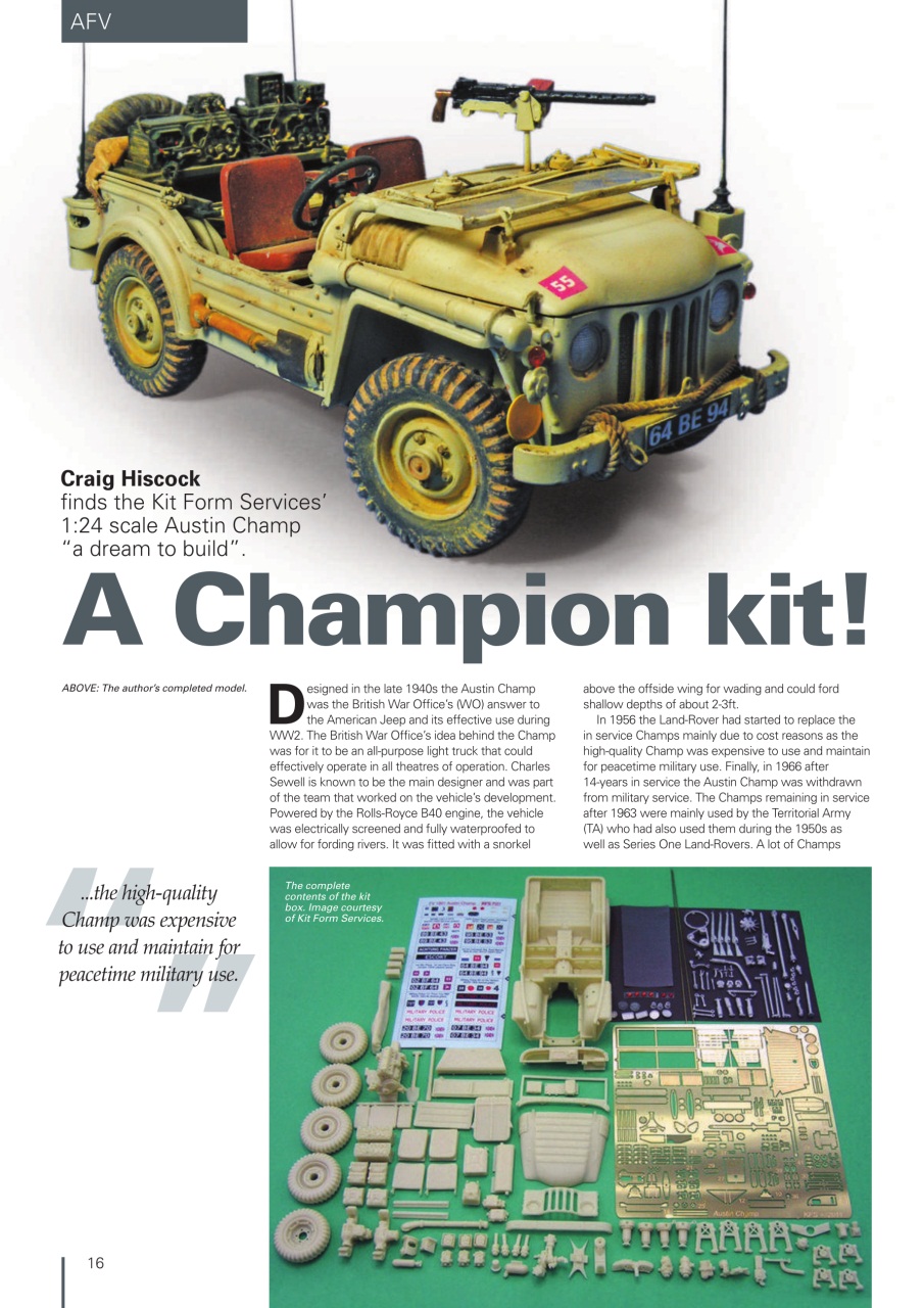 Military Modelling International Magazine Preview Pages