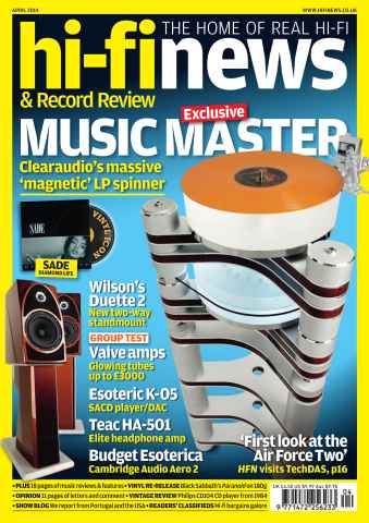 Hi-Fi News issue April 2014