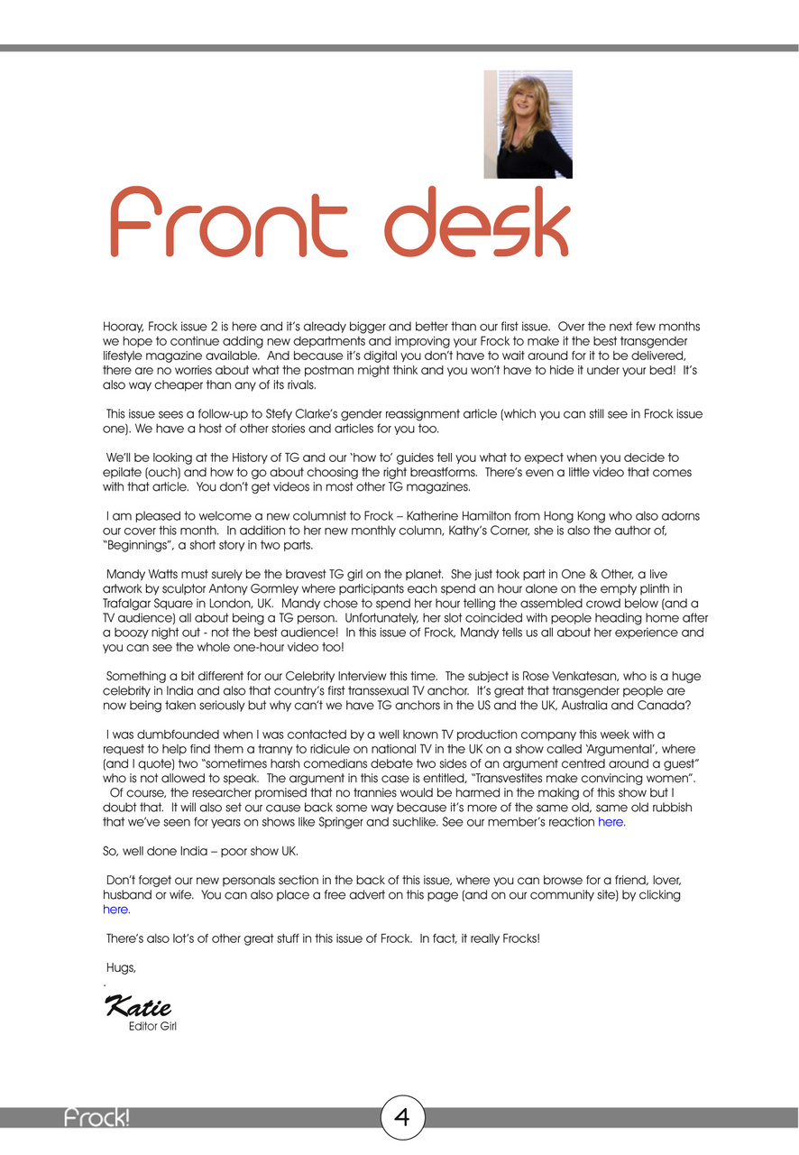 Frock Magazine Preview Pages