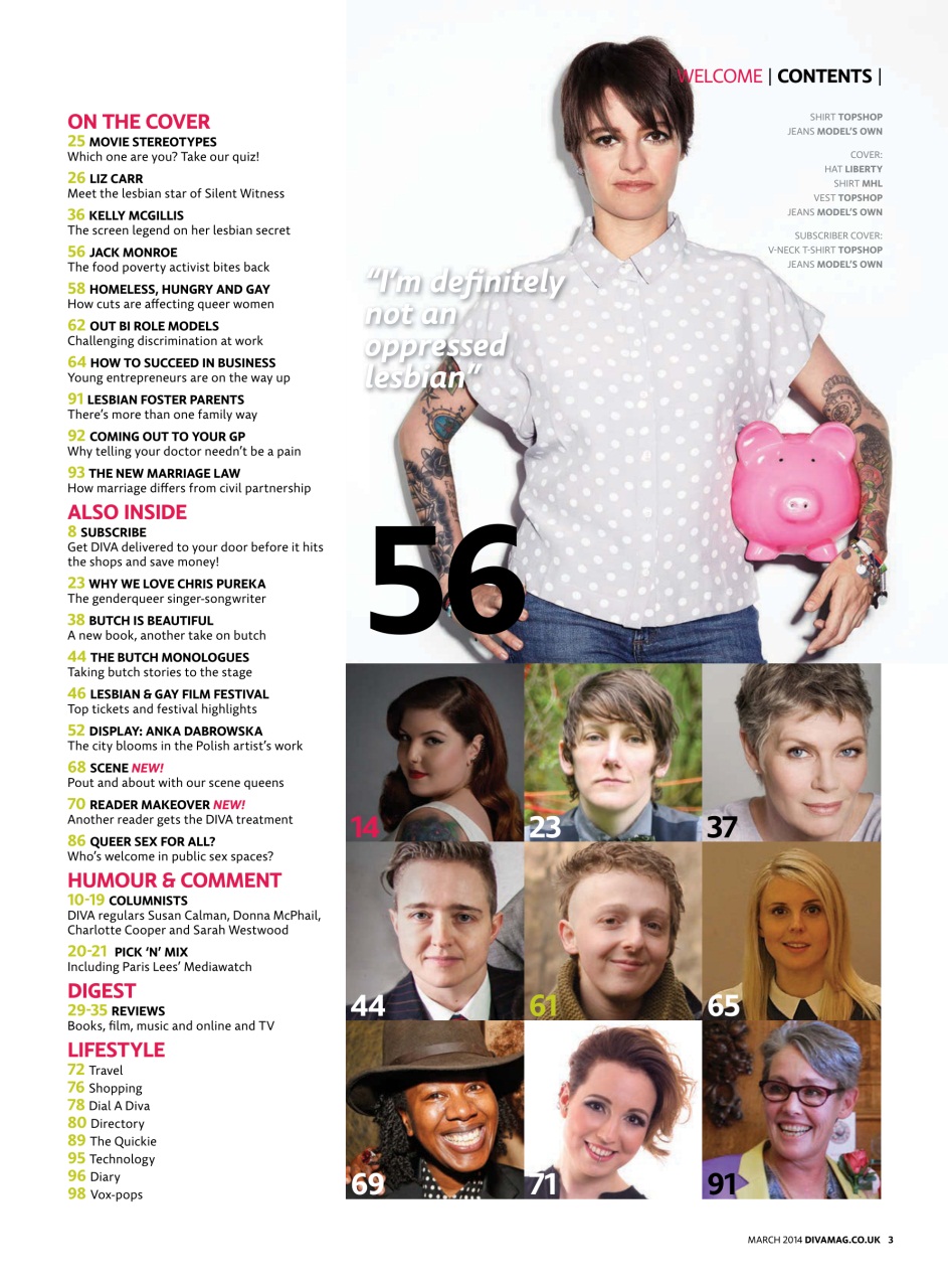 DIVA Magazine Preview Pages