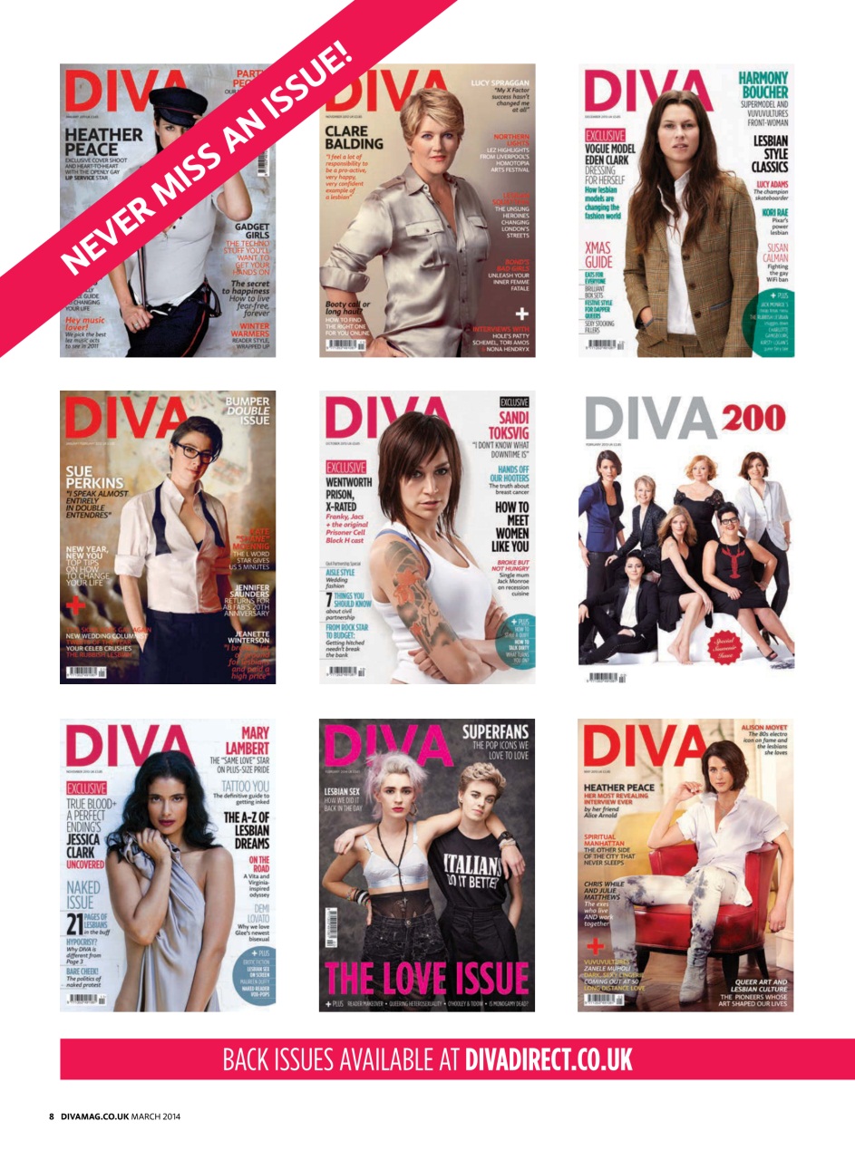 DIVA Magazine Preview Pages