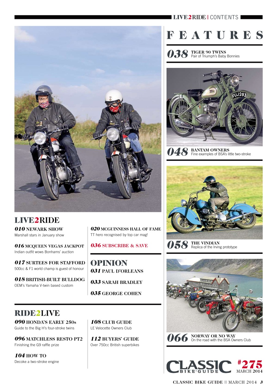 Classic Bike Guide Preview Pages